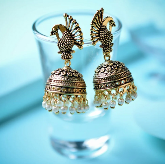Indian Oxidized Earrings